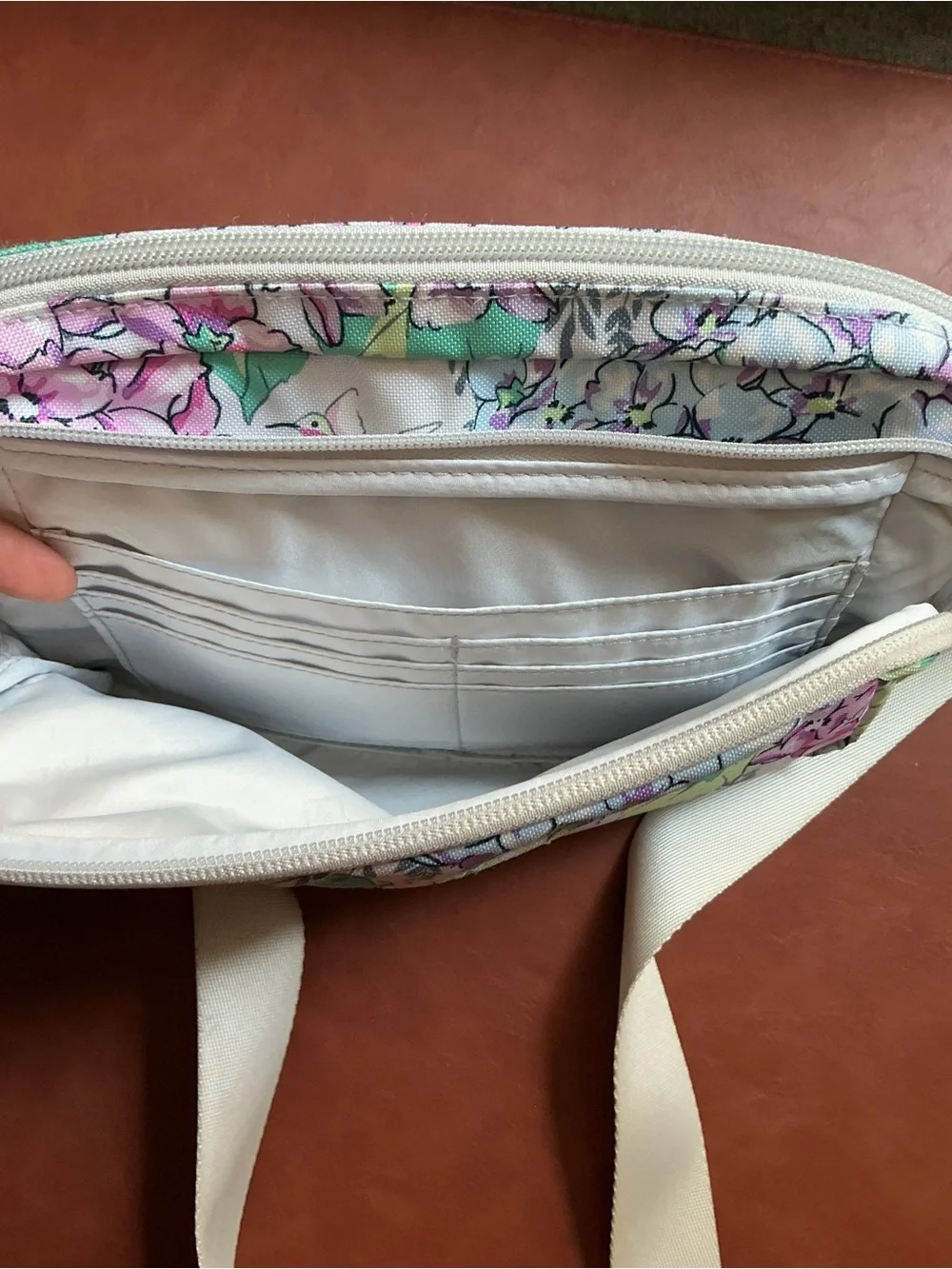 Vera Bradley ReActive Floral Crossbody Bag + Matching Wallet Set